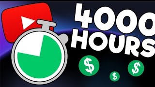 How to Gate 4000 Watching Hours on YouTube |how to full 4000 watching hours on youtube|monetization