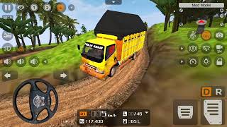 Bussid MOD Truck Canter Kalimantan Kotor 🚚 LIVERY # Android Gameplay