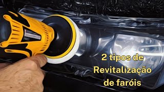 Dois tipos de revitalização de farol