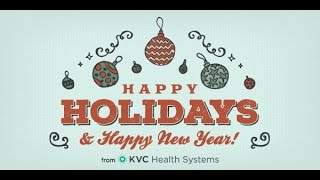 Happy Holidays from KVC Health Systems!