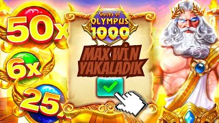 GATES OF OLYMPUS 1000 Türkçe ⚡ YENİ SLOT OYUNU ⚡MAX WİNİ YAKALADIK ⚡ #slot #slotoyunları