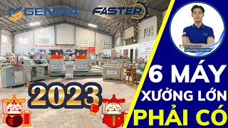 Dàn Máy Cắt Nhôm Xingfa 2 Đầu Lưỡi 550 Cao Cấp Nhất 2023 |Khương Faster