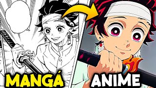 AS DIFERENÇAS do ANIME pro MANGÁ de DEMON SLAYER! (Ep.1 - 4 Temporada)