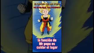 El Origen de Mr popo y sus poderes. #dragonball #shortfeed #dbz