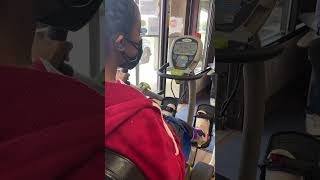 Pedaling On The Nu Step Machine #traumaticbraininjury #restoration #shorts