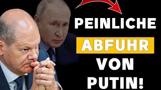 Schockierend: Putin bricht den Anruf schockierend ab, und Scholz reagiert mit wütendem Zorn!