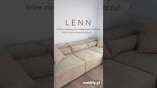 PREMIERA‼️ narożnik lenn sztruks sofa modułowa piękna sofa kanapa wypoczynek wygodny narożnik #meble