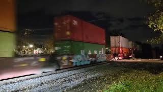 IAIS 507, IAIS 519, & IAIS 514 mixed freight with horn salute