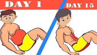 Crunch Workout At Home No Equipment | Lazy Guys Can Get A 6 Pack | Do You Have 5 to 15 Minute A Day?