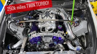 Twin Turbo install on my Super high mileage G35! (First start up!) Part 4