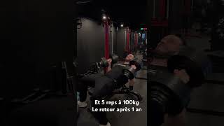 DÉVELOPPE COUCHÉ 100kg