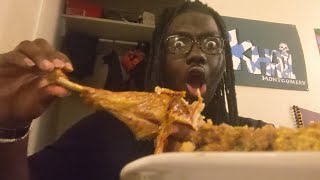 HOMEMADE CHICKEN AND SIDES MUKBANG🍗😲 (DEEP TALK)