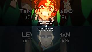 Tanjiro Kamado Vs Levi Ackerman | #battle #shorts