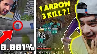 TOP 7 OP MOMENTS of SMARTY PIE in MINECRAFT MANHUNT! ft@YesSmartyPie