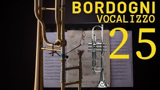 Bordogni - Vocalizzo n.25 per Tromba o Trombone (for Trumpet or Posaune)