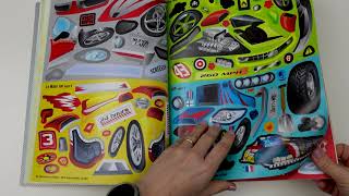 Usborne - Build your own Cars Sticker book