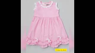 Baby girl stylish frock design ideas#latest #fashion #trending #shorts #reels #like #colour&shine