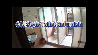 Toilet refurnish | 12 days become timelapse 2 mins | Modern design toilet design