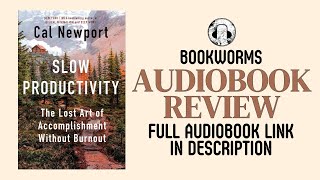 Slow Productivity Audiobook Review | Cal Newport Audiobook