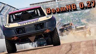 The New Baja Truck is a BEAST! - BeamNG 0.27 Dunekicker Johnson Valley Update