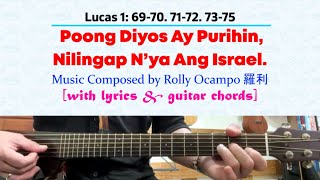 for 10 October 2024 Mass | Lucas 1: Poong Diyos Ay Purihin, Nilingap N’ya Ang Israel.