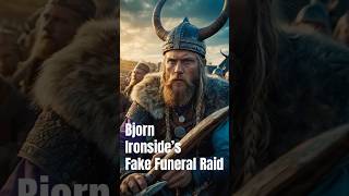 ''Bjorn Ironside’s Fake Funeral Raid'' #vikings #vikingculture #mythology  #fyp #fypage #foryoupage