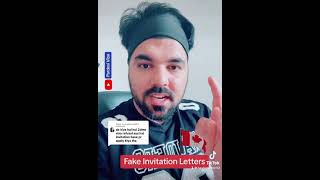 Fake Invitation Letters For Canada Visit Visa