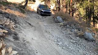 Mitsubishi Outlander off road, forest service road 4N12