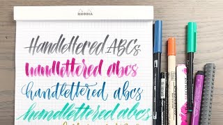 How to write Letter "C" | Handlettered ABCs Challenge