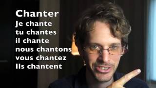 A1 conjugaison verbes en  er chanter présent