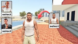 Finally Gta v mode 😱 ! Franklin playing as gta v all characters in indian bike driving 3d !