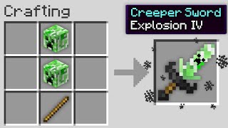 Minecraft But You Can Craft Weapons From Any Mob