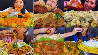 BEST BIG BITES MUKBANG ASMR COMPILATION PART. 2😋😱