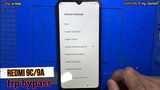 XIAOMI REDMI 9C/9A FRP BYPASS