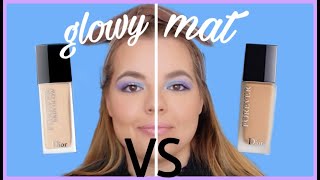 Dior Forever VS Dior Forever Skin Glow Foundation | Full Day Wear Test