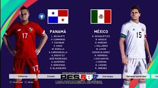 🇵🇦Panamá vs 🇲🇽México Pes 2021⚽️ Eliminatorias CONCACAF Mundial Qatar 2022🏆