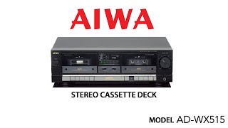 Aiwa AD-WX515 Cassette Deck Repair & Test