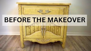 Gorgeous French Provincial Furniture Makeover | Aged Lilac Beauty