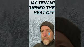 MY TENANT SHUT THE HEAT OFF 🥶#realestate #investing #plumbing #leaseoption #flip  #entrepreneur