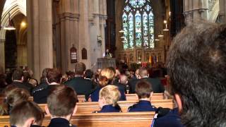 Bishop Geoff Peddle speaking at the annual CLB service