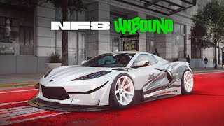 NFS Unbound - Corvette C8 (Customization, Gameplay)