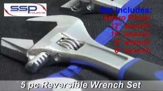 SSP 5 Piece Reversible Wrench Set