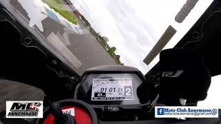 1'41 au circuit de Bresse, piste humide, Yamaha R1 #410, Arnaud David, Moto-Club Annemasse