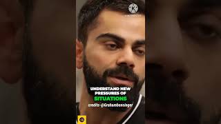 virat kohli🏏on his bond🤝🏻 with Anushka Sharma ♥️#viratkohli #viral #cricket #shorts #youtubeshorts