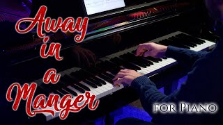 Away in a Manger (Medley) | Cradle Song + Mueller | Calm Piano Version + Sheet Music