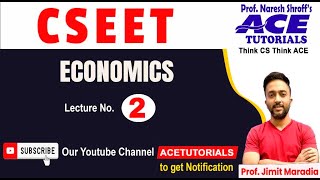 ECONOMICS L2 | CS EET | ACE TUTORIALS | CS ONLINE COACHING | INDIA NO.1 CS COACHING