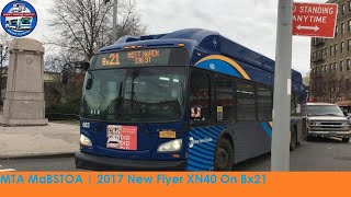 MTA MaBSTOA | 2016 New Flyer XN40 CNG #683 On Bx21 With A Cool Driver!