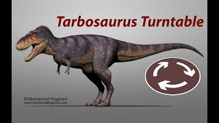 3D Dinosaur - Tarbosaurus turntable, sculpted with Zbrush.