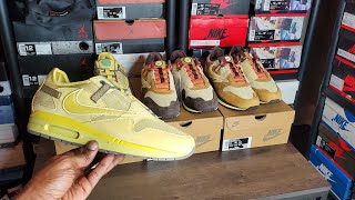 Saturn Gold Travis Scott Air Max 1 Cross Da Water Review!!! If You're Not First You're Last🤑