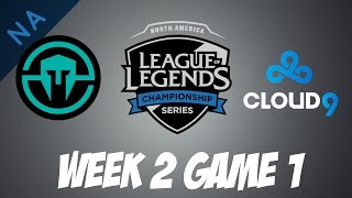 Immortals vs Cloud9 | Game 1 | HIGHLIGHTS | NA LCS W2D2 2017 Spring split